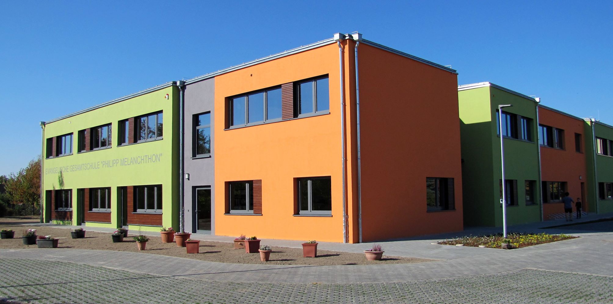 Unser Schulgebäude in der Kreuzstraße 20a in Wittenberg